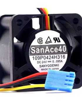 全新109P0424H316 24v 0.095A三洋nck 840D系统风扇6FC5247-0AA06