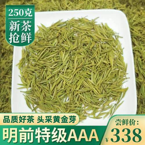 2026新茶明前黄金芽茶叶特级安吉奶白茶散装春茶礼盒装官方旗舰店