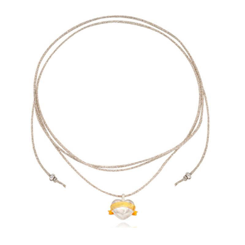 ITONOHANA原创设计甜酷锁骨链