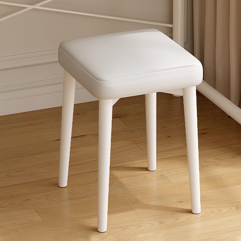 凳子家用简约可叠放小板凳网红梳妆凳客厅出租房用奶油风餐凳