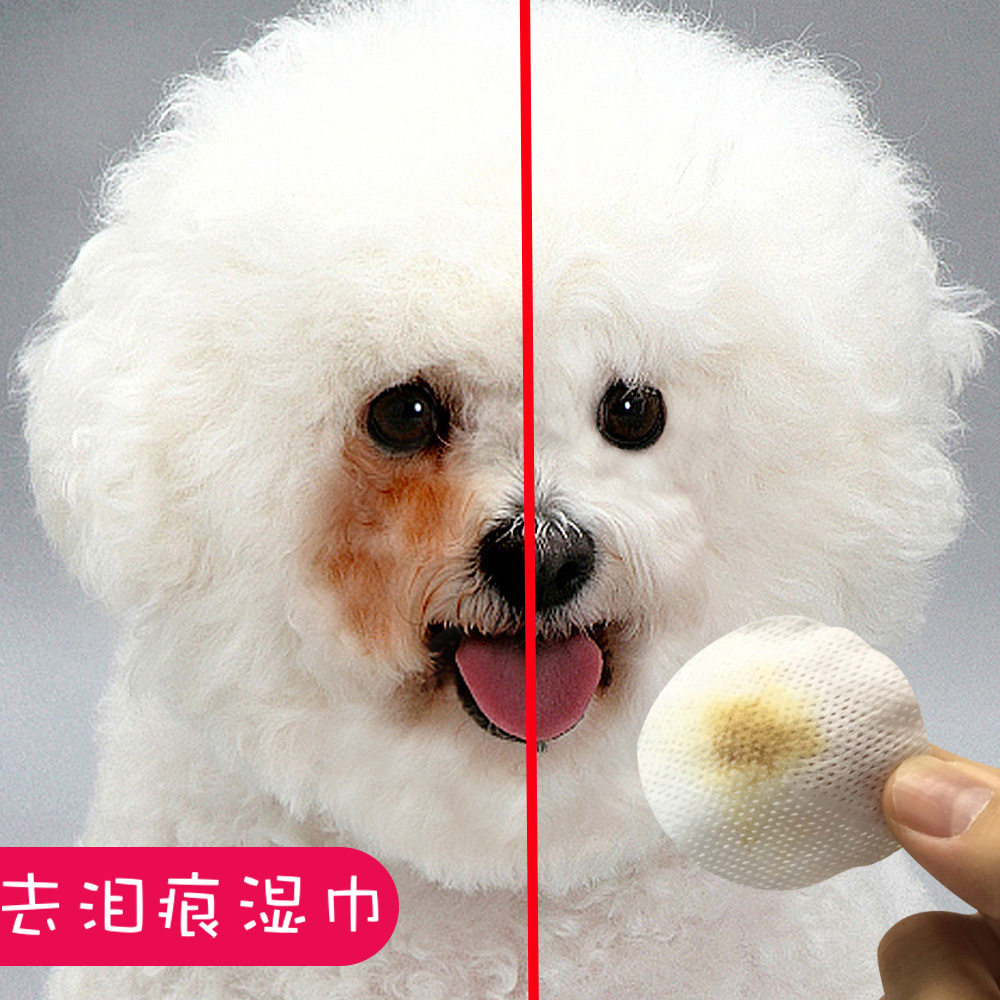 ins网红款猫咪狗狗改善去泪痕派锐宠物湿巾博美泰迪眼睛清洁用品图片