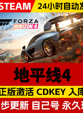 【激活入库无需win+R】地平线4Steam激活码CDK入库全DLC全球区