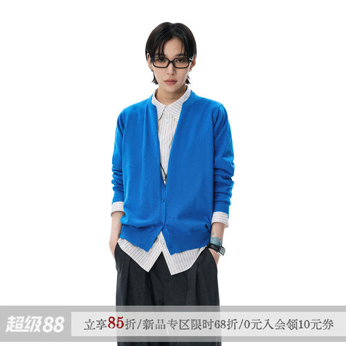 散养文化羊毛混纺正肩针织衫毛衣