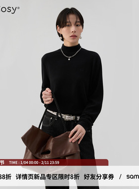 sameuoo散养文化「初见」优可丝抗菌保暖长袖T恤半高领内搭打底衫