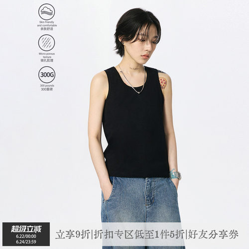 无袖背心t恤女2025新款坎肩夏季