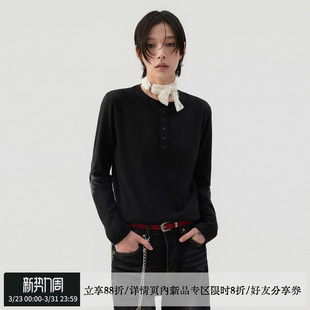 sameuoo散养文化「光芈」太阳刺绣长袖 320g保暖内搭打底上衣 t恤