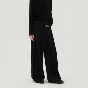 sameuoo散养文化「戎光」阔腿休闲西裤 00限时68折 冬