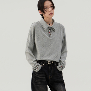 sameuoo散养文化「夹心红豆」波点长袖 00限时68折 t恤