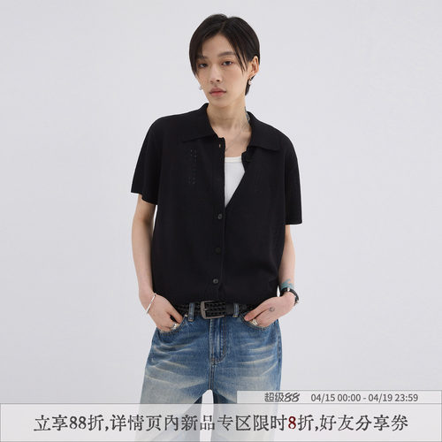 莱赛尔亚麻混纺短袖Polo衫