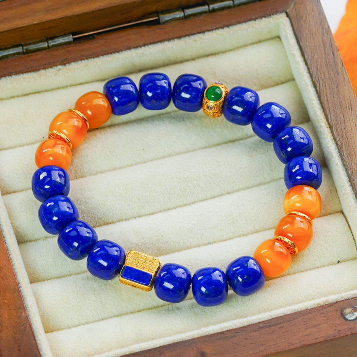 本命年礼物银镶嵌天然青金石精致大气简约款老款珠子手串男款,饰品/流行首饰/时尚饰品新,手饰/手串,淘宝优惠券,粉丝福利购,淘宝优惠卷