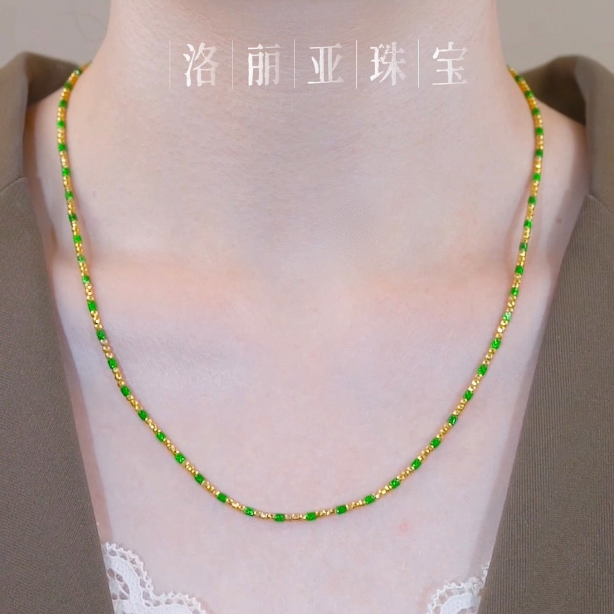 S925银链竹节链百搭多色选择搭配翡翠和田玉吊坠节日送礼送爱人