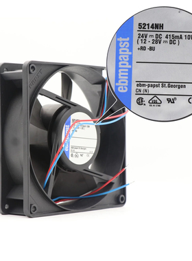 ebm德国5214NH/NN/NM/NHH/2HH/19HHI/28HHI/2R 24V变频器散热风扇