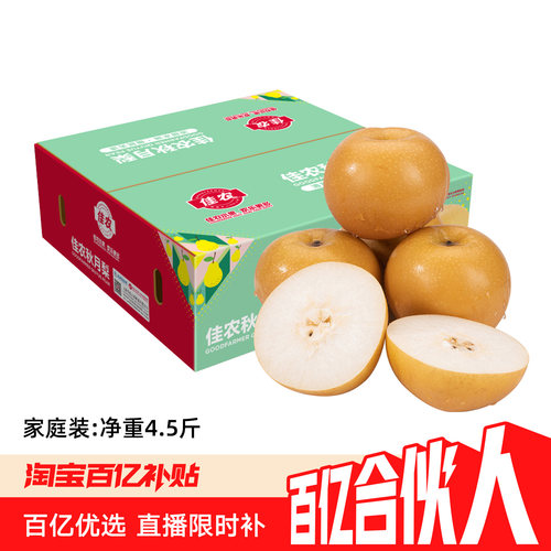 佳农山东秋月梨26年新果