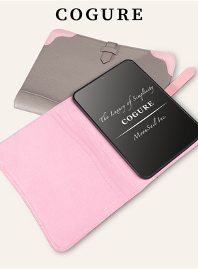 COGURE 平板电脑保护套 适用 iPad Pro 12.9 4/5/6 2020/2021/2022 全包 翻盖 头层牛皮 插扣式 复古 9色可选