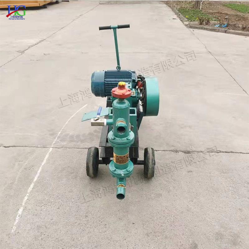 鸿钢牌单杠水泥高压大浆泵 3KW铁路建设灌浆泵 隧道高压泥浆泵