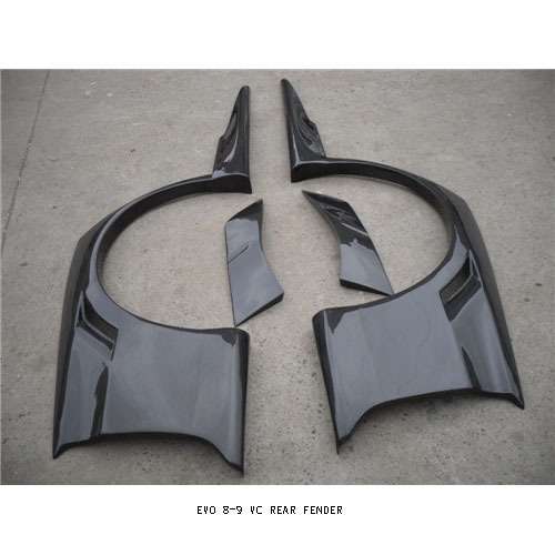 EVO 8-9 VC 后叶子板 后砂板 碳纤维材质 可做玻璃钢