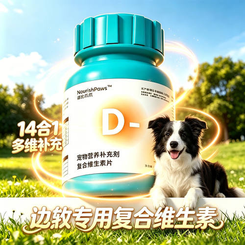 边牧专用狗狗复合维生素b族片b1b12营养宠物小狗吃的多种维生素
