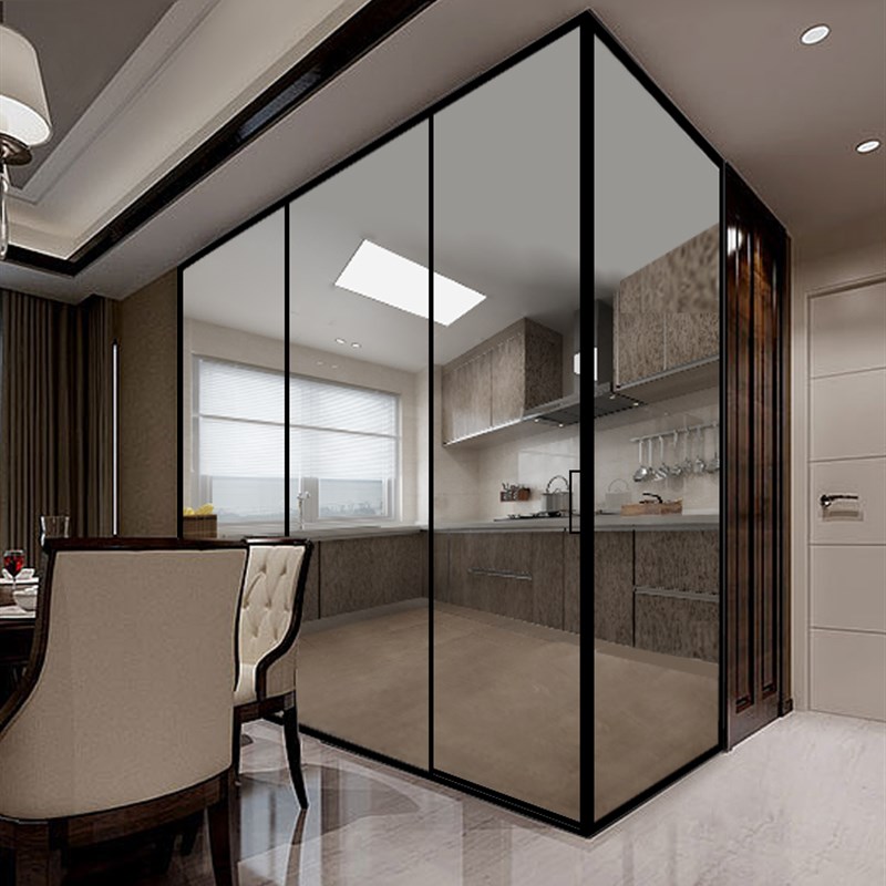 促阳台客厅窄边厨房推拉门折叠玻璃门移门卧室卫生间隔断销