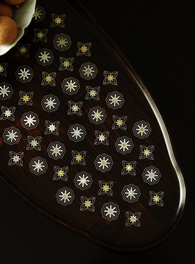 紫光檀芳华干泡盘