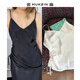 黑色性感吊带背心睡衣女款 密扇2025夏季 新款 显瘦上衣