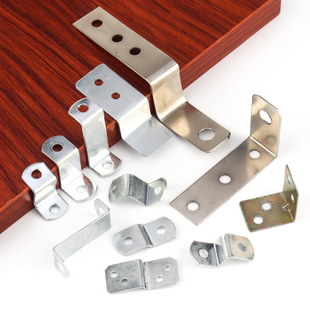 五金连接件90度固定角码 家具配件Z字形角码 包角铁L型直角相框角码