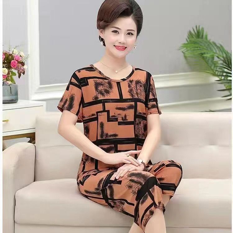 香云纱七分袖t恤春夏新款宽松遮肚上衣打底衫潮_鼎韵_男装-第4张图片-提都小院