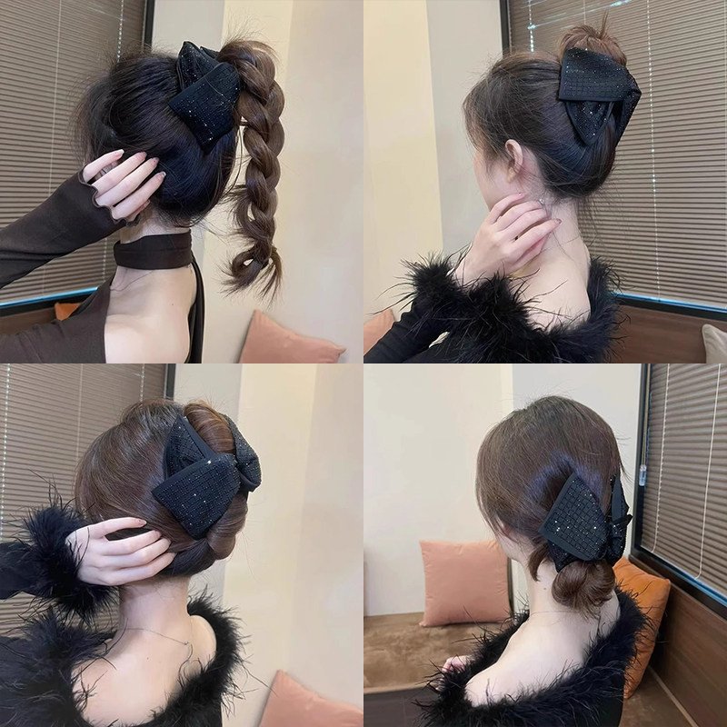 秋冬季新款赫本路易斯抓夹