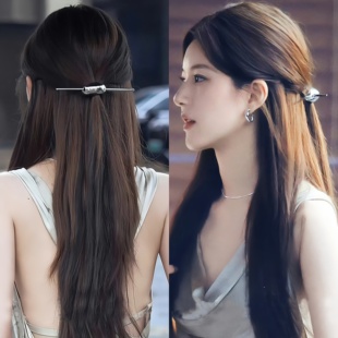高端簪子发钗发饰 月牙发簪2025新款 许我耀眼许妍赵露思同款 新中式