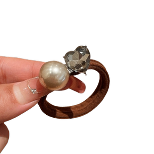 低丸子头橡皮筋女生扎头发绳头饰2025新款高端发圈高弹力耐用头绳