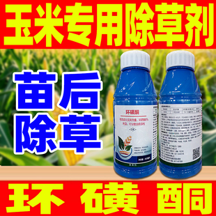 玉米专用除草剂苗后杀草剂环磺酮黄铜除杂草玉米田地农药正品津田
