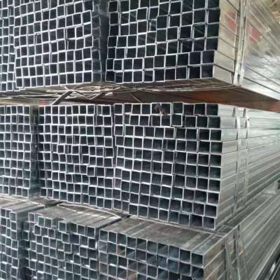 方炬管碳钢管型材镀锌管100立柱烤漆管4×6冷拉铁管家具 镀锌方管