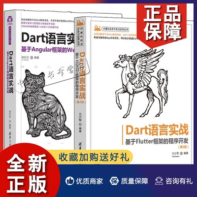正版2册Dart语言实战基于