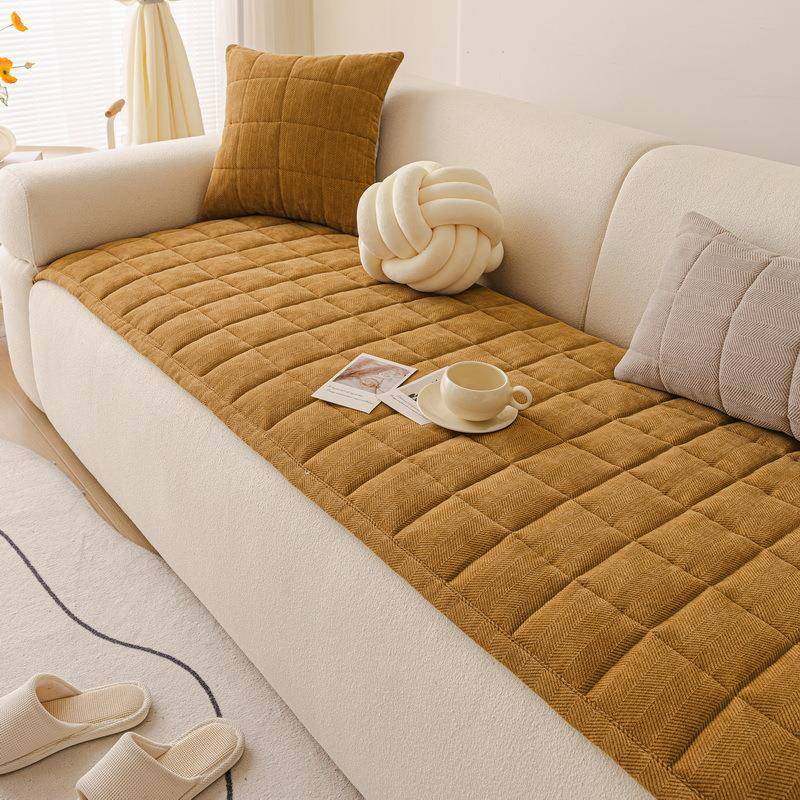 加厚人字纹沙发垫四季通用2026新款雪尼尔直排沙发坐垫防滑盖布巾,居家布艺,沙发套,淘宝优惠券,粉丝福利购,淘宝优惠卷