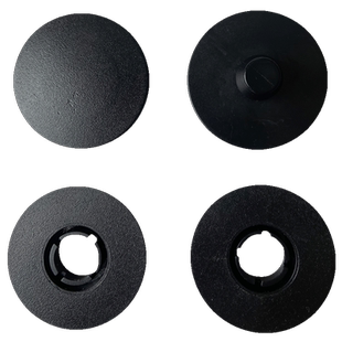 汽车脚垫固定卡扣通用型双层防滑动塑料扣子丝圈按扣圆形地毯固定