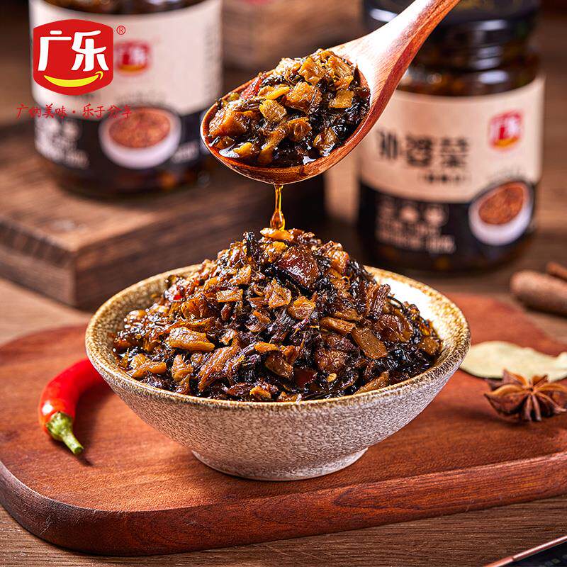 正货广乐外婆菜爆下饭酱榨菜拌饭酱牛肉酱下饭菜拌面酱超辣椒酱香