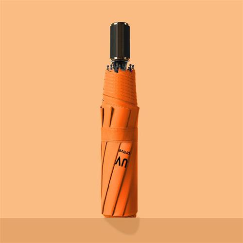 雨伞加印logo晴雨两用自动伞uv黑胶防晒折叠遮阳伞礼品广告伞