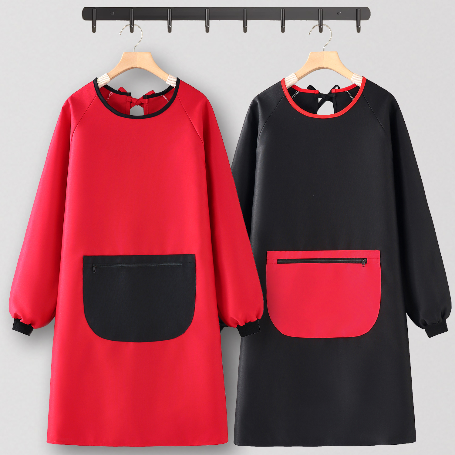 服务员围裙厨房家用定制罩衣