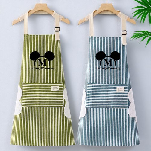 纯棉围裙可擦手工作服女