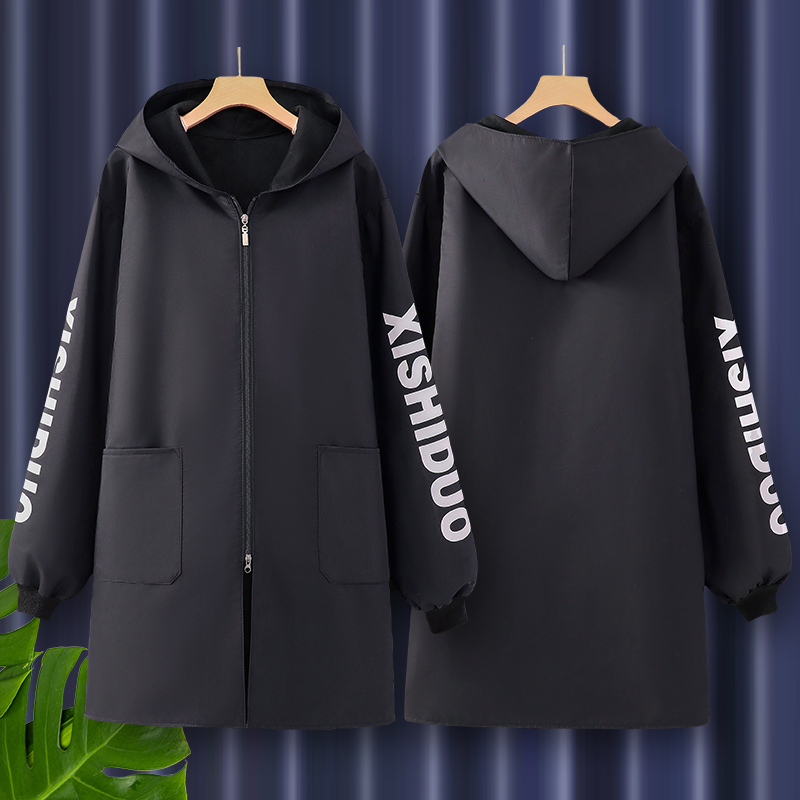 长袖围裙防水防油罩衣工作服女