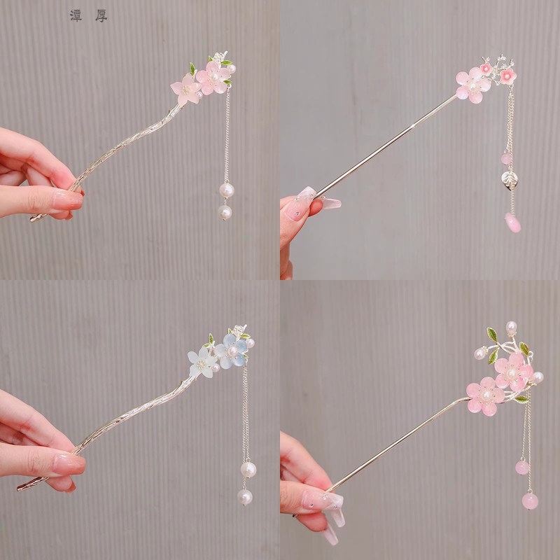 流苏发钗网红新款汉服簪子头饰!