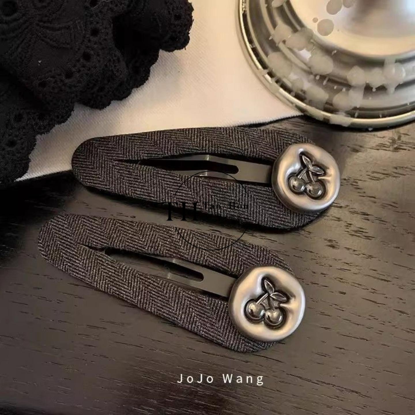 高级感银灰发夹韩版ins风侧边夹