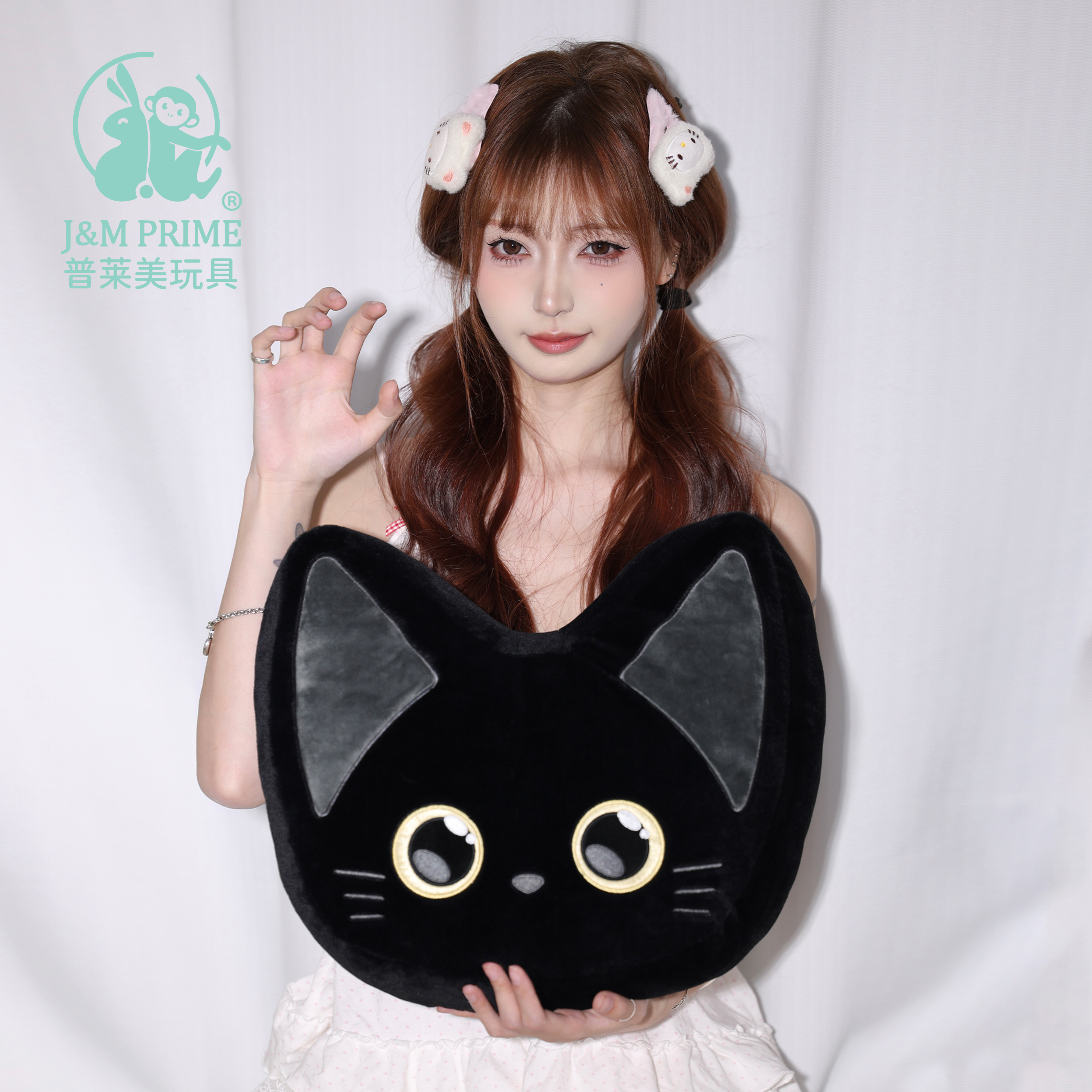 JMPRIME抱枕玩偶猫咪抱枕腰靠