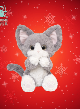 普莱美JMPRIME妮可NIKO德文猫咪毛绒玩偶小偶玩偶安抚可爱娃娃