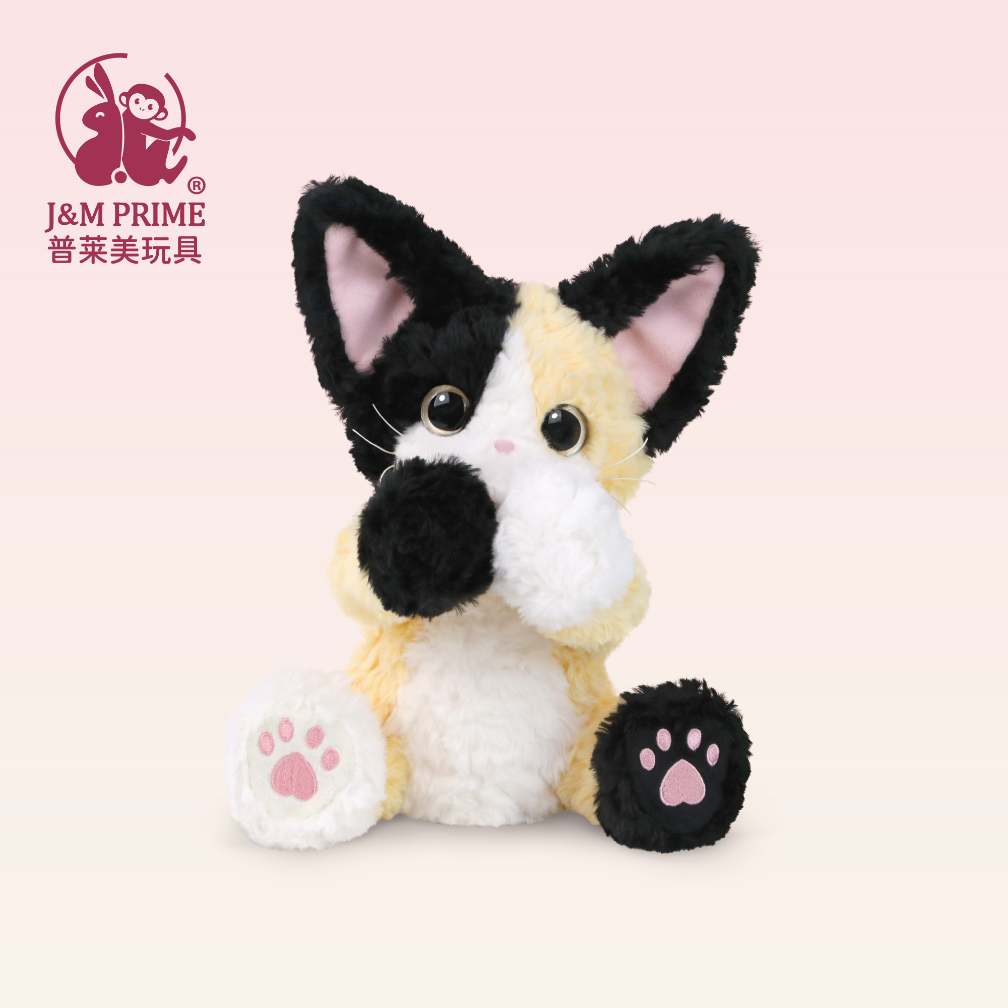 普莱美JMPRIME三花猫毛绒玩偶贝蒂BETTY安抚玩偶猫玩具新年礼物,玩具/童车/益智/积木/模型,毛绒/玩偶/公仔/布艺类玩具,淘宝优惠券,粉丝福利购,淘宝优惠卷
