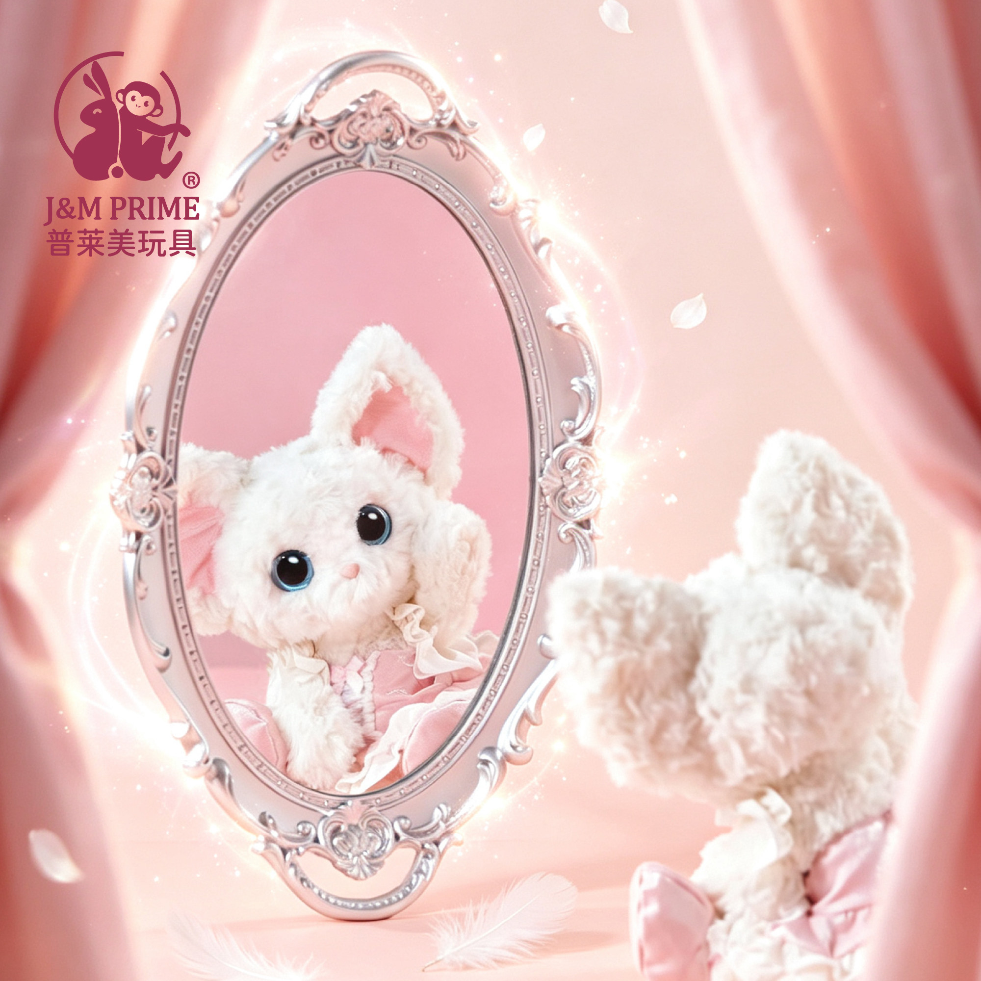 普莱美JMPRIME【小偶娃衣】芭蕾公主娃衣蕾丝缎面花边裙玩偶服装