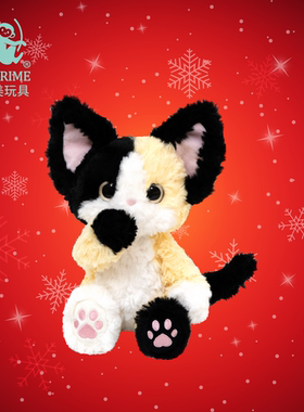 普莱美JMPRIME三花小贝蒂BETTY德文猫毛绒玩具猫咪玩偶圣诞礼物