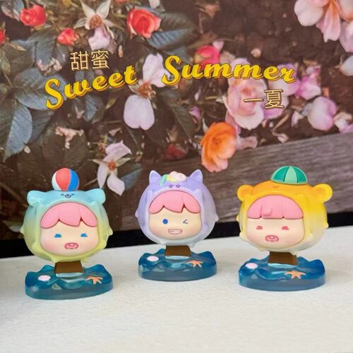 甜蜜一夏之十二生肖盲盒手办创意