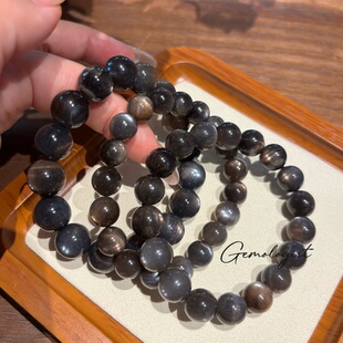 猫眼黑骨干| 高品质长石手串 高品质男女水晶手串中性