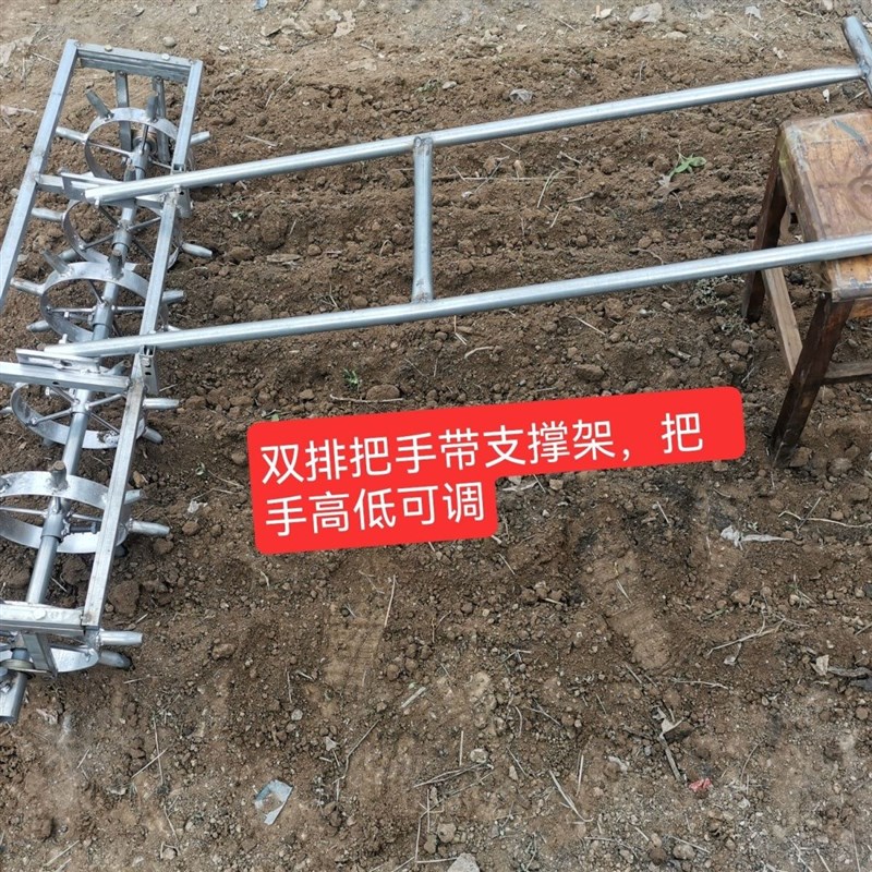 速发新款大蒜种植打眼机蔬菜播种自动多用打孔机打眼种植开沟农用