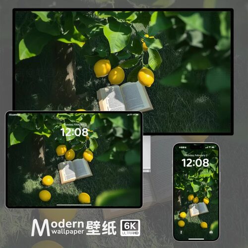 绿色护眼4K超高清壁纸iPhone手机ipad平板电脑治愈系氛围风景壁纸